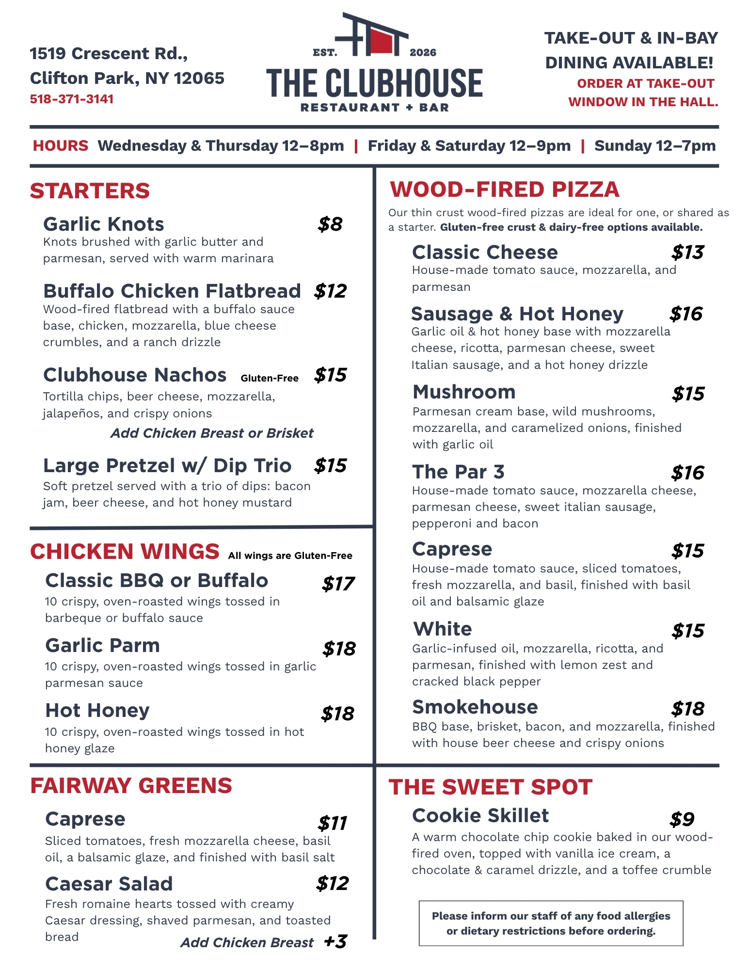TAKEOUT MENU (8) TAKEOUT MENU (8)